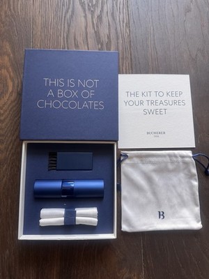 Bucherer '' this is not a Box of Chocolates'' Reinigungsset für feine Uhren G good