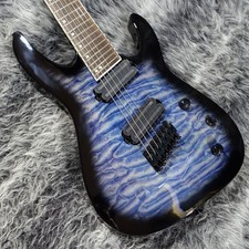 Jackson X Series Solois Arch Top SLATX7Q MS Transparent Blue Burst o13792