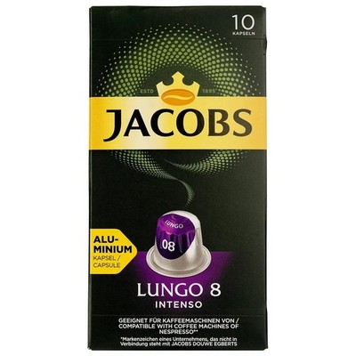 Jacobs natural roasted ground coffee in assortment, capsule (series 7,8,10)