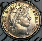 1913-S SUPERB+ GEM BU MS BARBER SILVER DIME DC493 FROM MATTHEWS HOARD