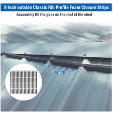 Self-Adhesive Closure Strips for Metal Roofs$