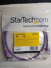 Brand New StarTech 3ft. / 91cm Purple Snagles...