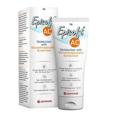 Episoft AC Moisturizer With Sunscreen Spf 30 For Moisturizer Skin 75gm Pack Of 2