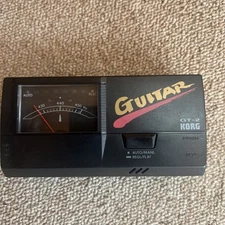 Korg Model GT 2 Guitar Tuner Analog Meter 'Circa 1994