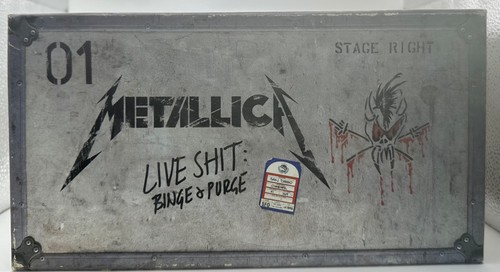 Metallica Liveshit: Binge Purge VHS/Cassette, Book & Stencil (DAMAGED BOX) - Picture 5 of 8