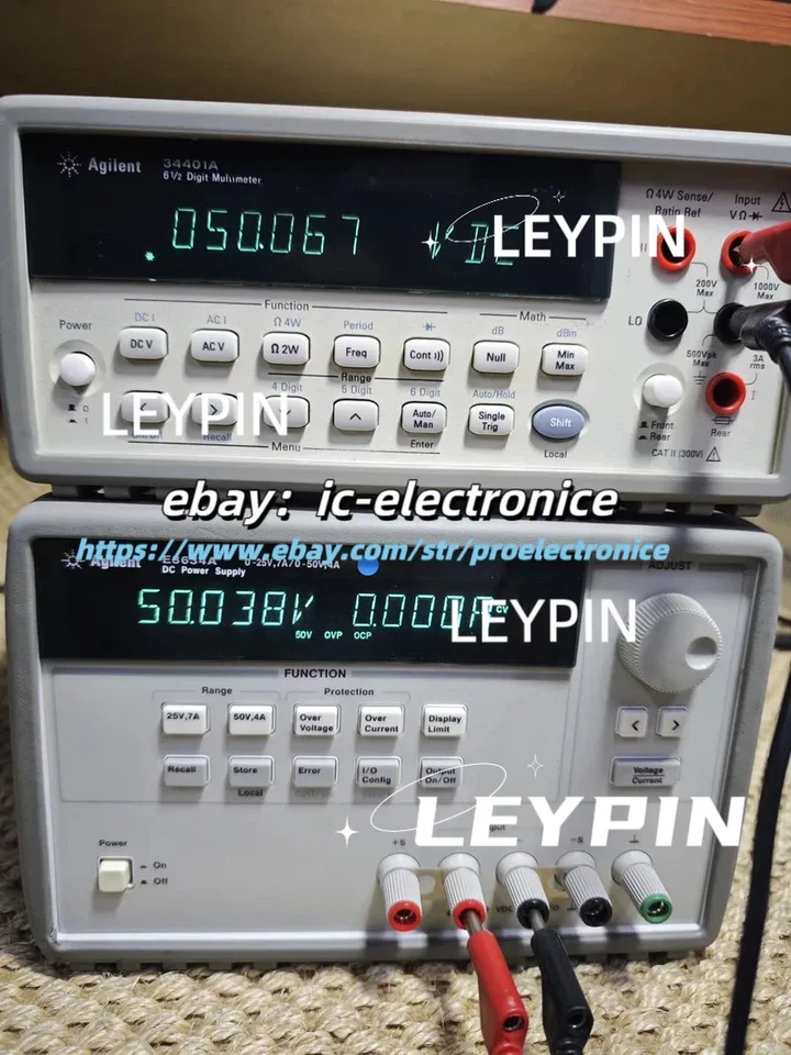 1 PCS Keysight E3634A 200W DC Power Supply 0-25V, 7A / 0-50V, 4A/ic - Image 3 of 4