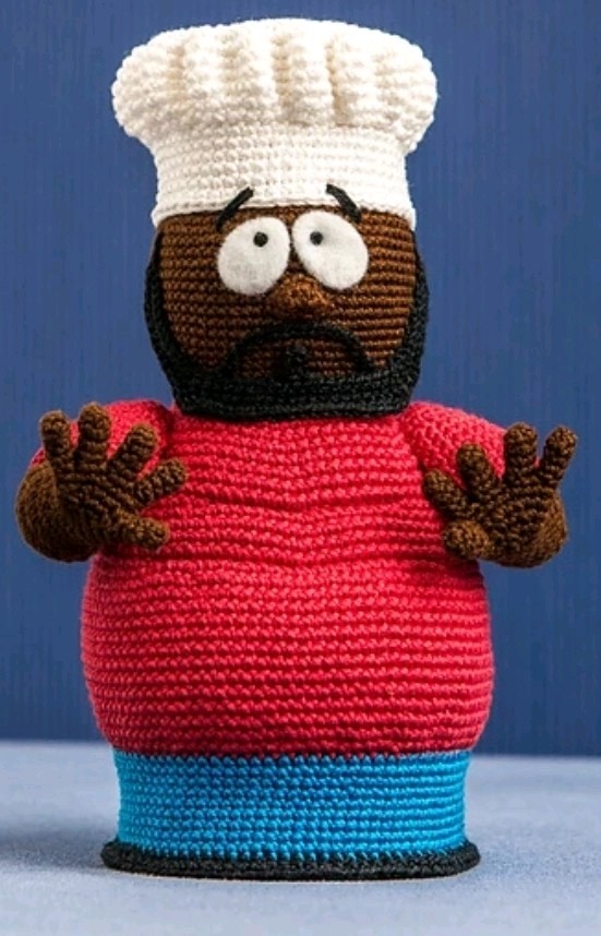 8 PC Set South Park Amigurumi  Cartman Butters Gnome Kenny Stan Kyle Wendy Chef