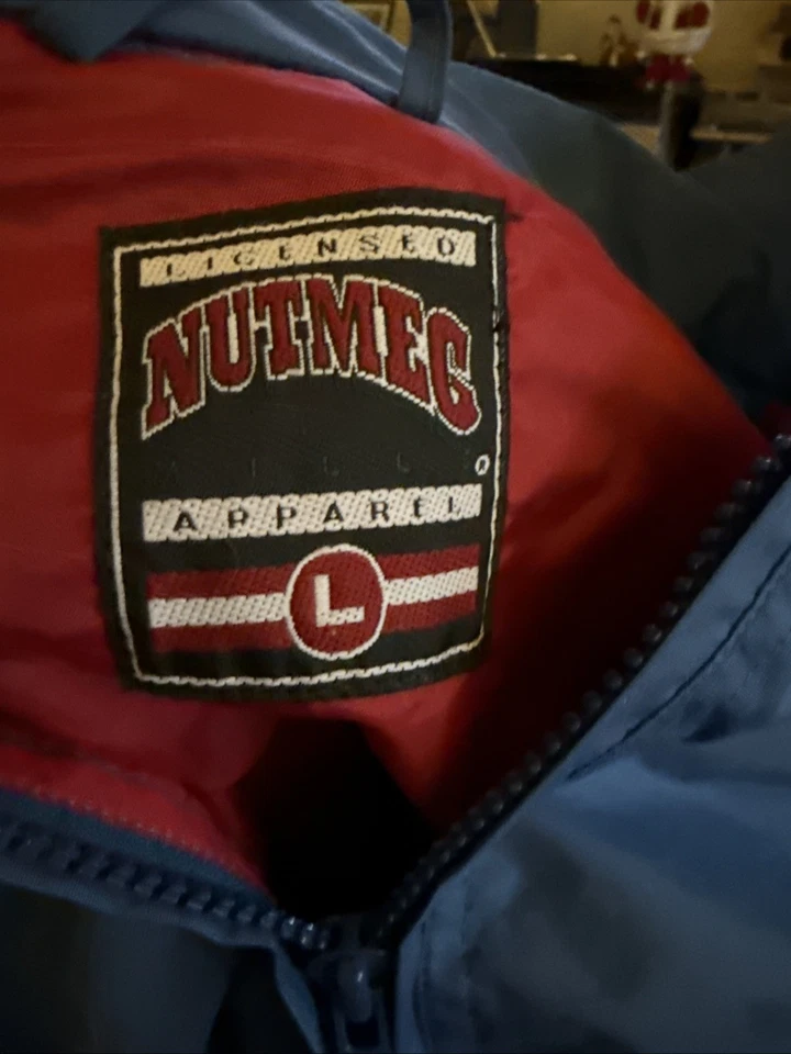 Chaqueta cortavientos vintage Bayern Munich marca nuez moscada talla L Foto 2 de 4