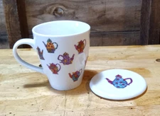 Multiple Choice Teapot Themed Mug with Cover