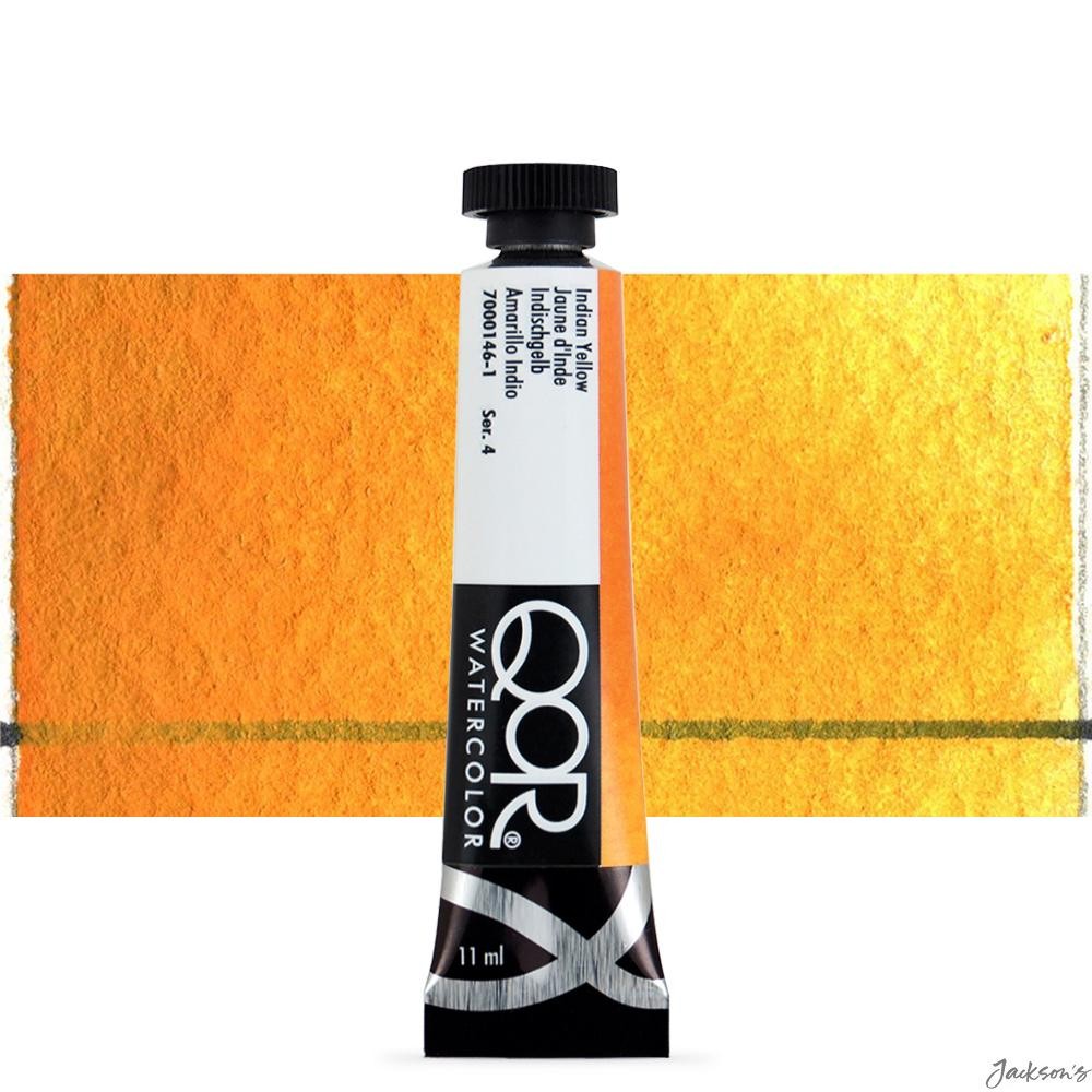 Golden QoR Watercolour Paint Aquazol 11ml Indian Yellow For Artists
