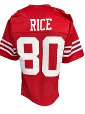 CUSTOM UNSIGNED JERRY RICE JERSEY XL