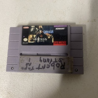 Batman Returns Super Nintendo SNES 1992 Authentic Tested