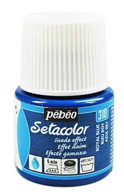 Color For The Fabric Setacolor Effect Daime 310-Royal Blue - Flock Ml.45
