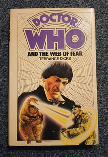 Libro de tapa dura de Doctor Who The Web of Fear Target WH ALLEN WINGATE NO EX BIBLIOTECA
