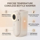 1 Travel Bottle Warmer Convenient 8000mAh Battery For On-the-Go Parents