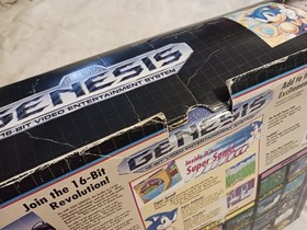 1991 SEGA GENESIS Model 1 Console 1601 W/ ORIGINAL BOX & 15 Games Street Fighter