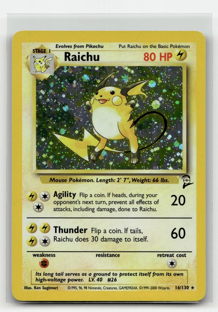 25+ Raichu 016/130 Base Set 2 for sale | Updated Oct 2026