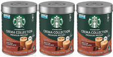 Starbucks Premium Instant Coffee Crema Collection Molten Chocolate 3 Pack