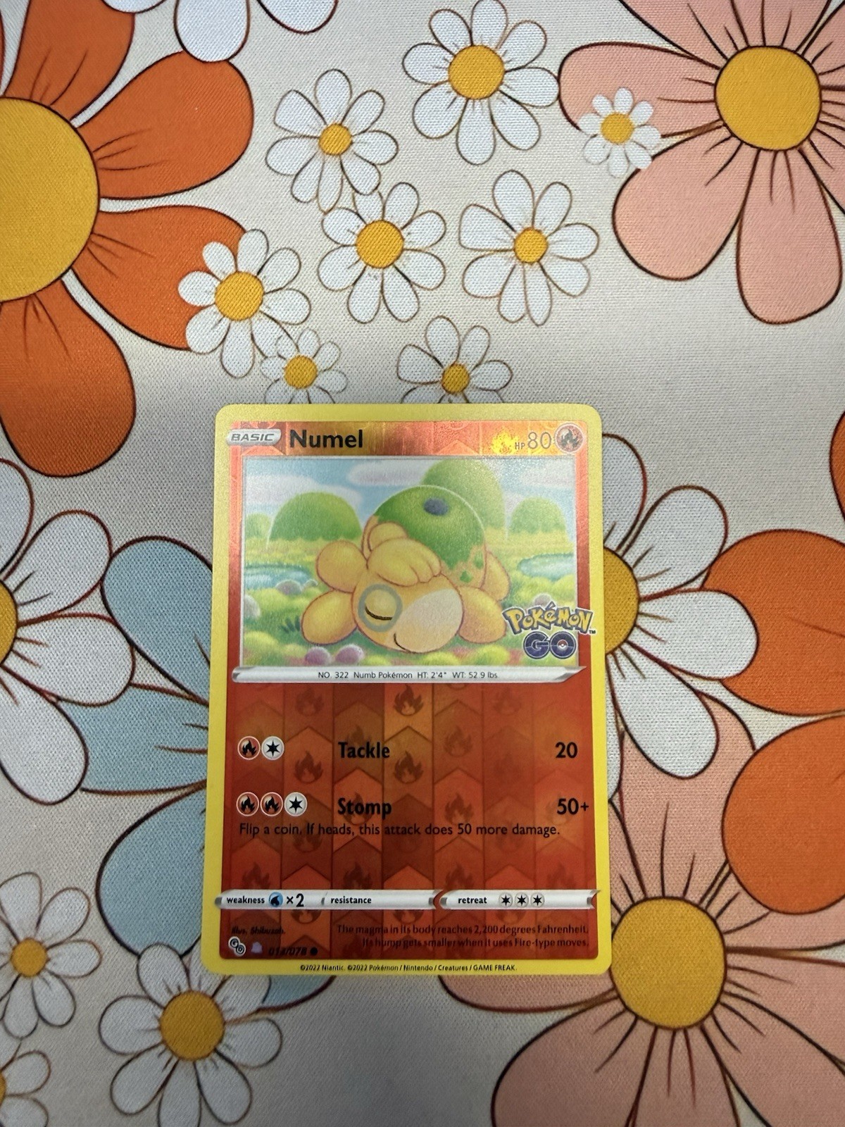 Numel (Peelable Ditto) 013/078 Pokémon GO Reverse Holo