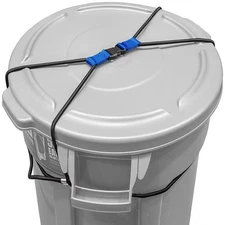 Trash Can Lock For 30-40 Gallons Bins Heavy Duty Trash Can Lid Lock Nylon Strap 