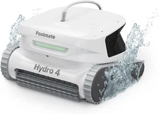 Poolmate Hydro 4 Robotic Pool Vacuum Cleaner,Wall Climbing App Control Dual Turb