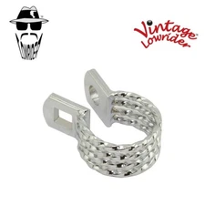 VINTAGE LOWRIDER TWISTED SEATPOST CLAMP (OUTER DIAMETER 28.6MM) 605 IN CHROME