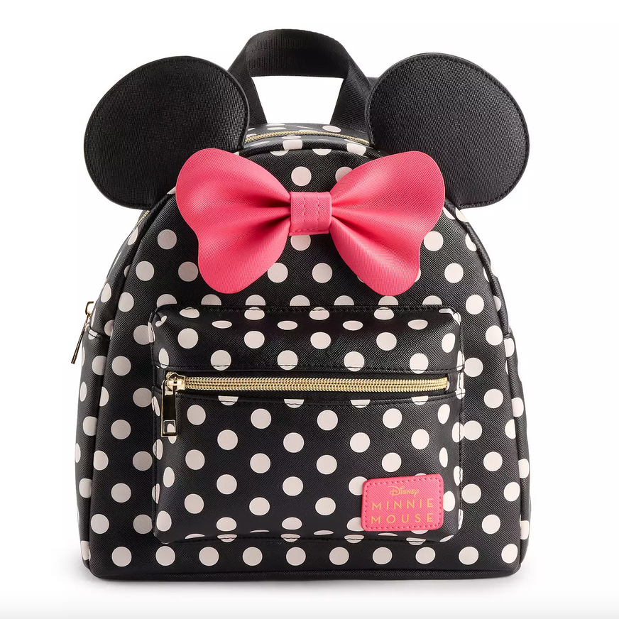 Disney Minnie Mouse Polka Dot Print Mini Backpack with Pink  display picture 1
