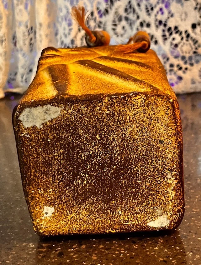 Jarrón de gres SouthWest diseño relieve solar cuentas en cordón beige marrón JARRA Foto 4 de 4