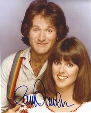 PAM DAWBER SIGNED AUTHENTIC 'MORK & MINDY' AUTHENTIC 8X10 PHOTO D w/COA ACTRESS