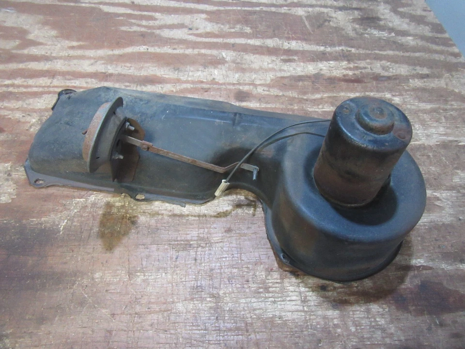 Pontiac Catalina 1963 1964 cortafuegos calentador ventilador motor y carcasa conducto Foto 2 de 3