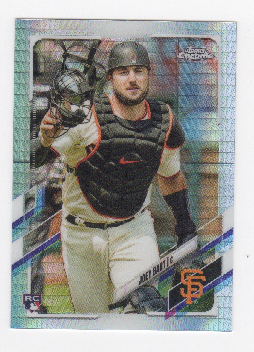 2021 Topps Chrome MLB Baseball JOEY BART Prism Refractor Rookie RC #109 PIRATES