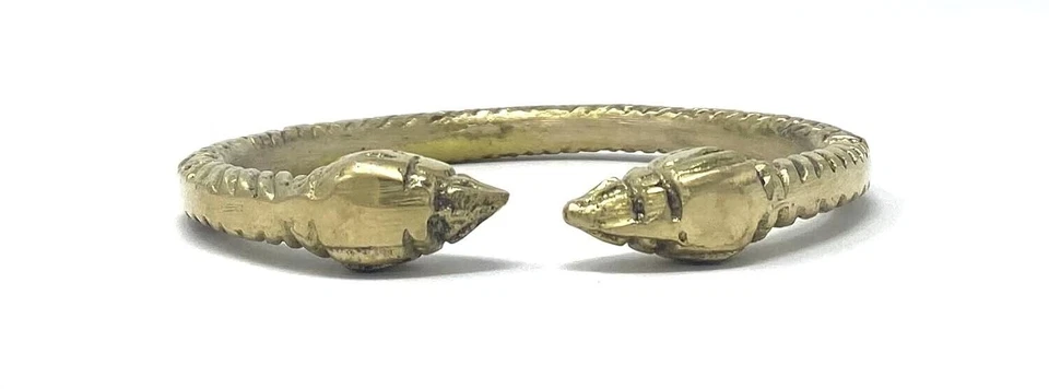 Diseño Hanuman Ji Gada 100 % latón puro grueso ajustable tamaño libre Kada Foto 4 de 4