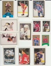 1987-88 O-Pee-Chee Stickers SET BREAK singles - commons, stars, HOFers