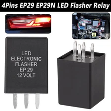 12V EP-29 LED Flasher Relay For Hyper Flash Turn Signal Decoder Load Equalizers