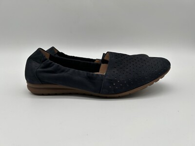 Gabor Damen Ballerinas Dunkelblau EUR 42 Weite G