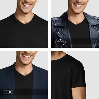 Men's Graphic T-Shirt V Neck Summer Time Surf In Toluca Eco