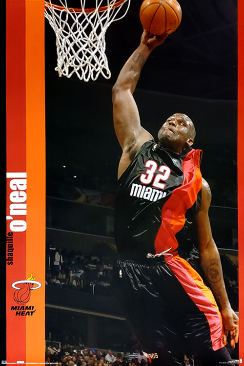 Shaquille O'Neal FLORIDIAN SLAM Miami Heat 2006 NBA Action