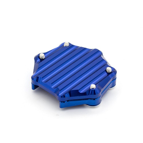 Placa de soporte lateral CNC universal para agrandar extensión de pie motocicleta azul - Imagen 7 de 9