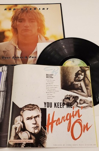 Rod Stewart Foot Loose & Fancy Free Vinyl LP Record BSK3092 1977 - Picture 9 of 12