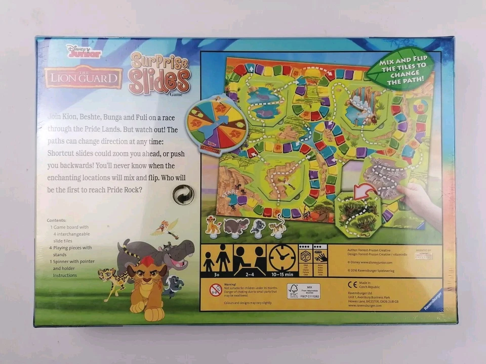 Ravensburger Disney The Lion Guard Surprise Slides Board Game The Lion King New - Image 2 of 3