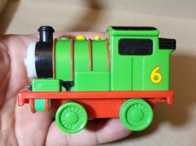 2009 Mattel Gullane Thomas & Friends PERCY TRAIN #6 Pull Back Motion Racer C223
