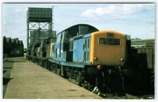 OPC COLLECTORS SERIES NO 31 CLASS 17 CONDEMNED ST ROLLOX GLASGOW TRAIN POSTCARD