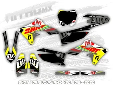NitroMX Graphics Kit for SUZUKI RMZ 450 2018 2019 2020 Motocross Decals Stickers