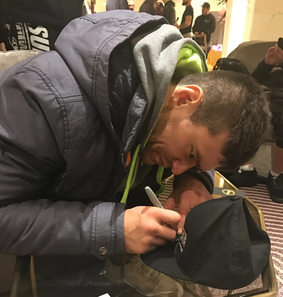 Hisaki Kato Signed Bellator 170 Fight Worn Used Hat BAS COA Auto vs Ralek Gracie - Image 3 of 4