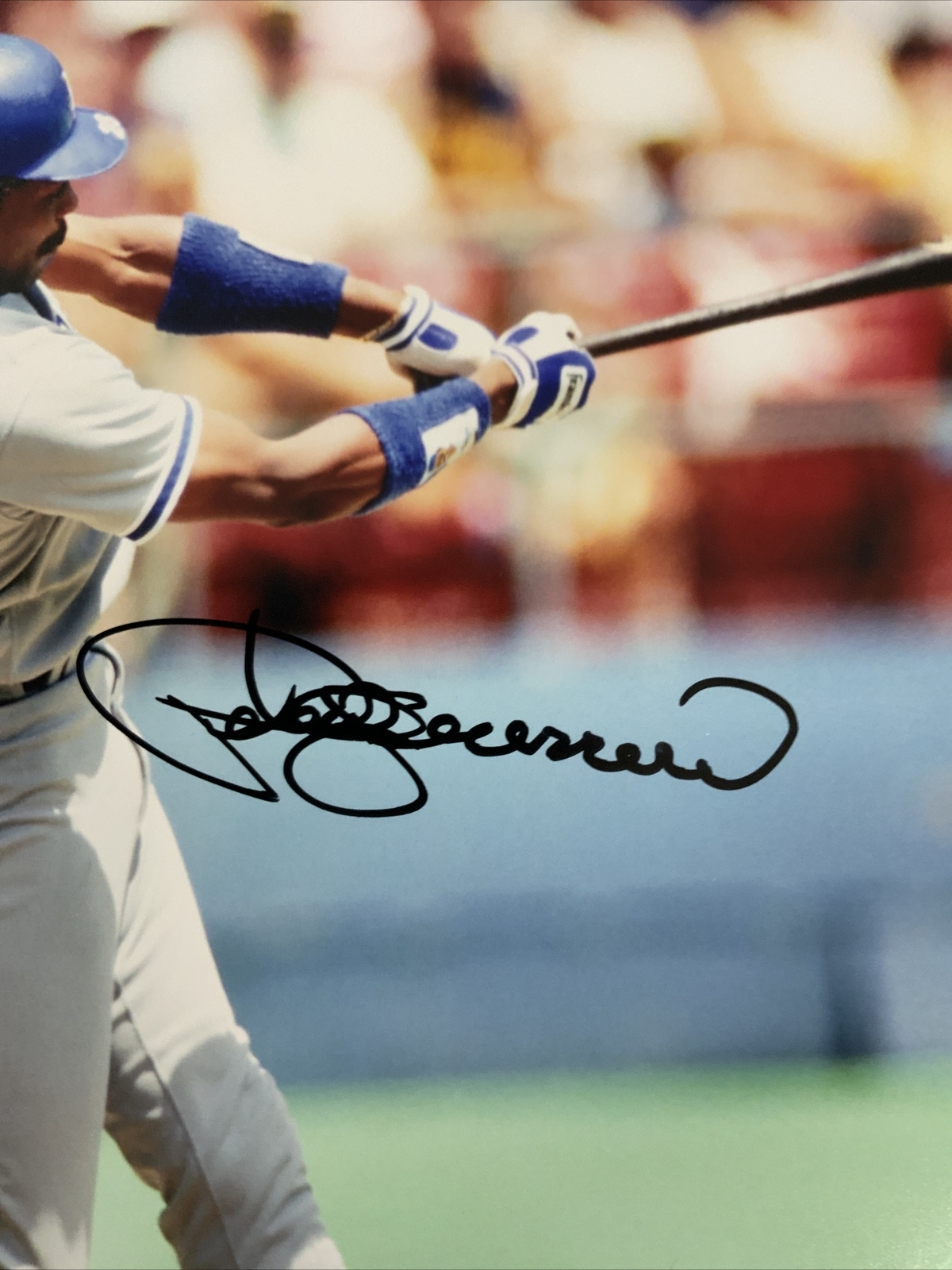 PEDRO GUERRERO DODGERS 1981 WS MVP SIGNED 8X10 PHOTO  PSA 9A55842