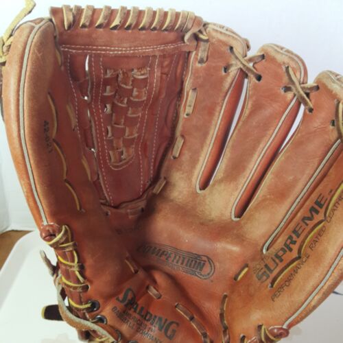 Vintage Spalding Players Series 42-821 Competition S Softball Glove Mitt  12" - Picture 1 of 9