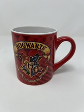 Harry Potter Hogwarts Wizarding World Houses Shield Crest Ceramic Mug 14oz Red