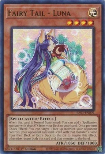 Fairy Tail - Luna RA01-EN009 Ultra Rare Yugioh 25th Anniv Rarity Collection