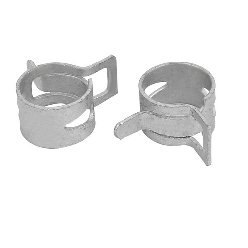 10 Stück 10mm Weiß Feder Schlauchschelle Federbandschelle - Bild 2 von 3