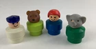 Fisher Price Little People Chunky Figures Elephant Bear Animals Lot Vintage 80s